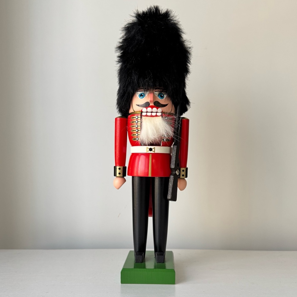 Classic Red and Black Nutcracker Soldier Figurine